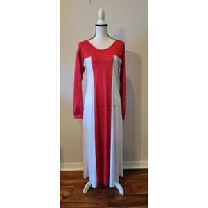 Red & White Liturgical Dress